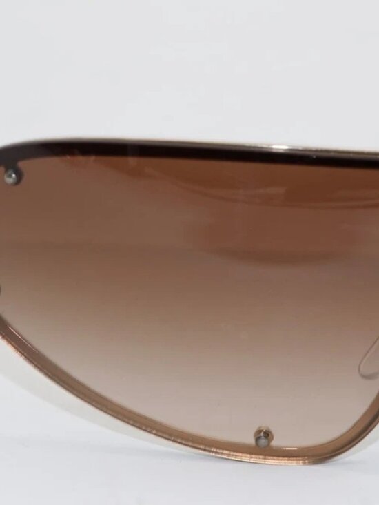 Prada Catwalk Shield Sunglasses SPR 73V ZVN - 6S1 120 - Brown/Leopard main image 11
